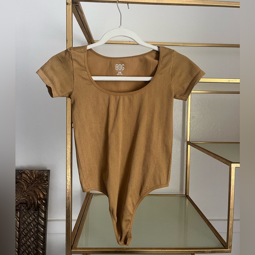 BDG Contour Bodysuit Short Sleeve T Shirt Fit